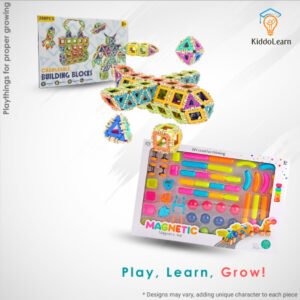3D Construction And Magnetic Logic Skills Set