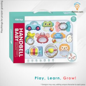 Handbell Baby Rattles Set 10 pcs